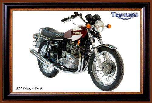 Triumph T160 (75) - Classic Metal Sign