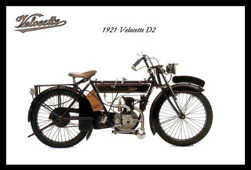 Velocette D2 (1921) - Classic Metal Sign