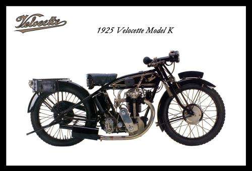 Velocette Model K (1925) - Classic Metal Sign