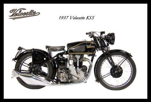 Velocette KSS (1937) - Classic Metal Sign