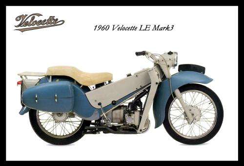 Velocette LE Mark3 (1960) - Classic Metal Sign