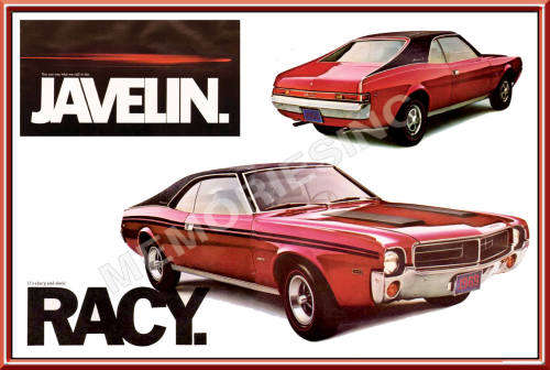AMC Javelin (69) - Classic Metal Sign