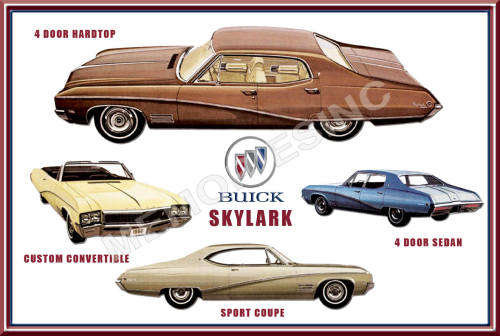 Buick Skylark (68) - Classic Metal Sign