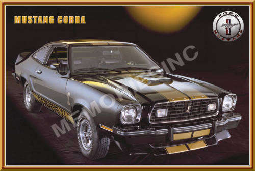 Mustang Cobra (80s) - Classic Metal Sign