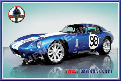 Shelby Cobra Daytona Coupe - Classic Metal Sign