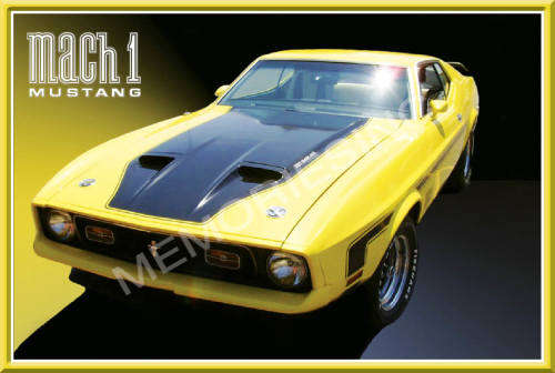 Mustang Mach 1 (1971) - Classic Metal Sign