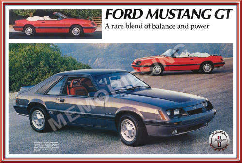 Mustang GT (86) - Classic Metal Sign