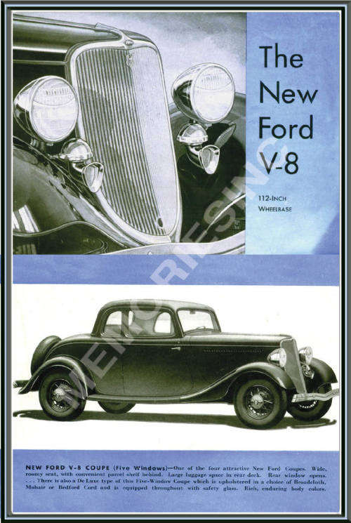 Ford Coupe (33) - Classic Metal Sign