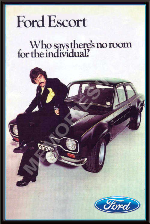 Ford Escort (70s) - Classic Metal Sign