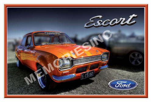 Ford Escort - Classic Metal Sign