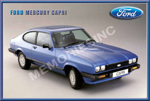 Ford Mercury Capri (78) - Classic Metal Sign