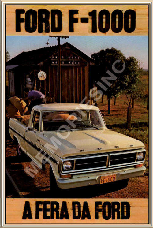 Ford F-1000 - Classic Metal Sign