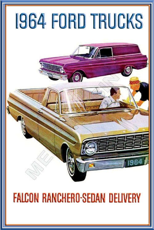 Ford Truck (64) - Classic Metal Sign
