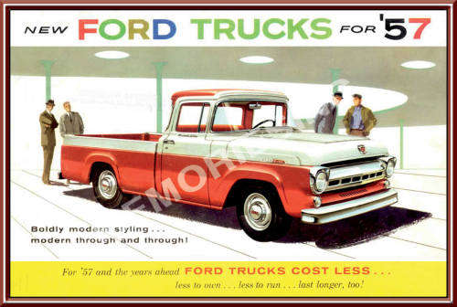 Ford Truck (57) - Classic Metal Sign