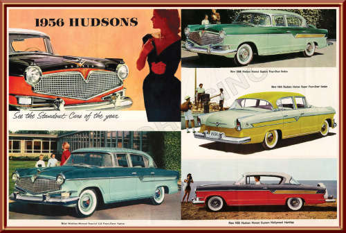 Hudson Hornet (56) - Classic Metal Sign