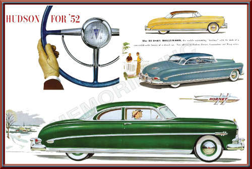 Hudson Hornet (52) - Classic Metal Sign