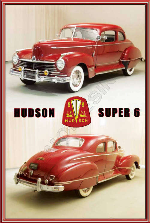 Hudson Hornet (52) - Classic Metal Sign