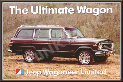 Jeep Wagoneer (63-81)  - Classic Metal Sign