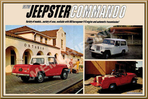 Jeepster Commando (66) - Classic Metal Sign