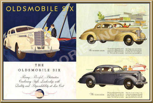 Oldsmobile 6 Coupe (37) - Classic Metal Sign