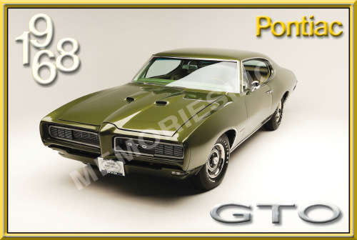 Pontiac GTO (68) - Classic Metal Sign