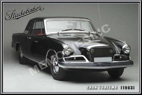 Studebaker Gran Turismo (63) - Classic Metal Sign