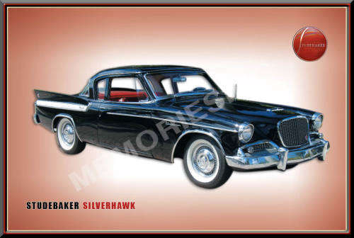 Studebaker Silver Hawk - Classic Metal Sign