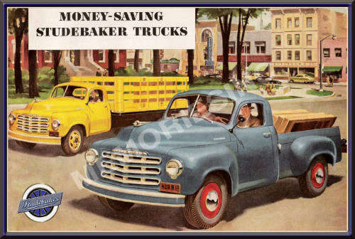 Studebaker Truck (50) - Classic Metal Sign