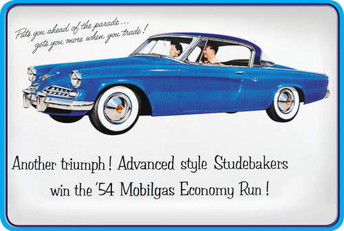 Studebaker Retro Advert - Classic Metal Sign