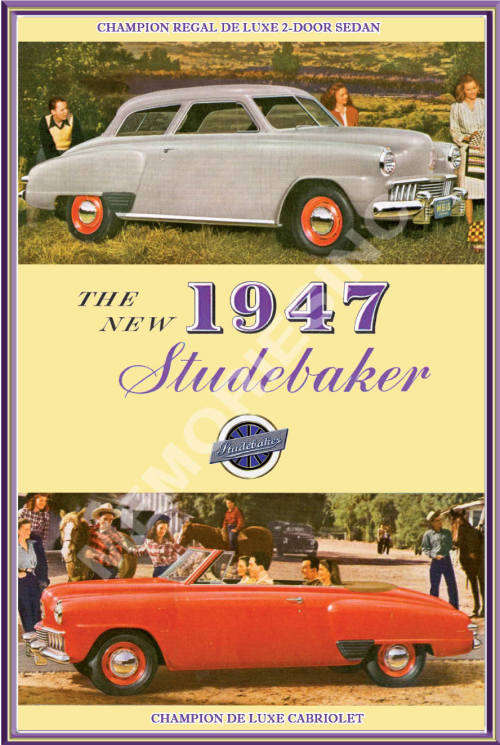 Studebaker Champion (47) - Classic Metal Sign