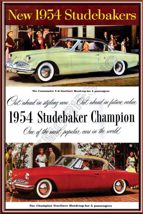 Studebaker Starliner (54) - Classic Metal Sign