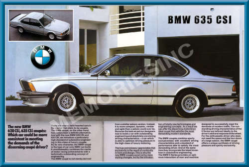 BMW 635 CSI (80's) - Magnet