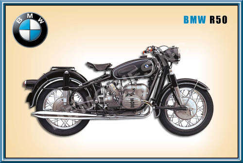 BMW R50 - Classic Metal Sign