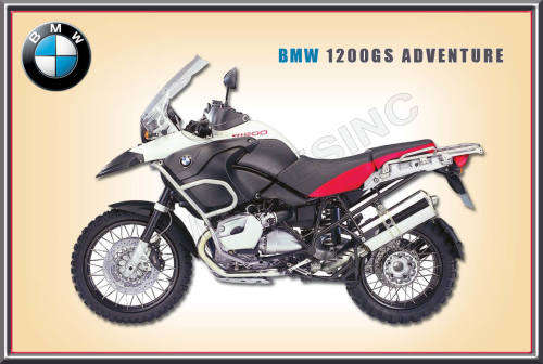 BMW 1200GS Adventure (04) - Classic Metal Sign