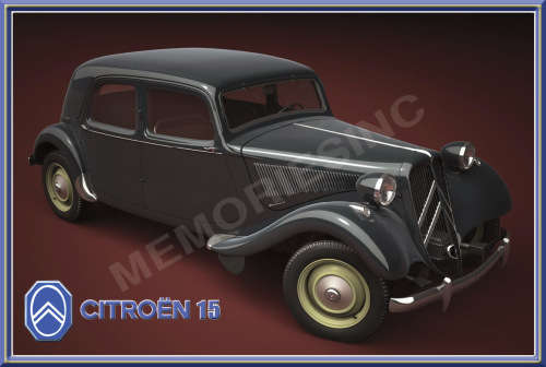 Citroen 15 - Classic Metal Sign