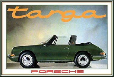 Porsche 911 SC Targa (78-81) - Classic Metal Sign