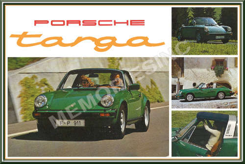 Porsche 911 SC Targa (78-81) - Classic Metal Sign