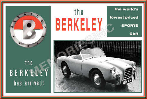 Berkeley B105 - Classic Metal Sign