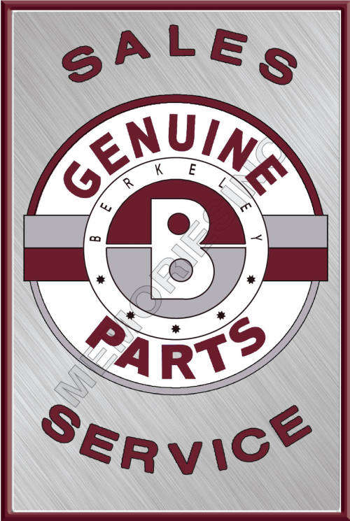 Berkeley Sales Services - Classic Metal Sign