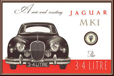 Jaguar MK1 (55) - Classic Metal Sign