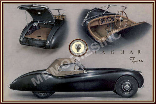 Jaguar XK (49) - Classic Metal Sign