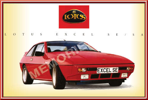 Lotus Excel (87) - Classic Metal Sign