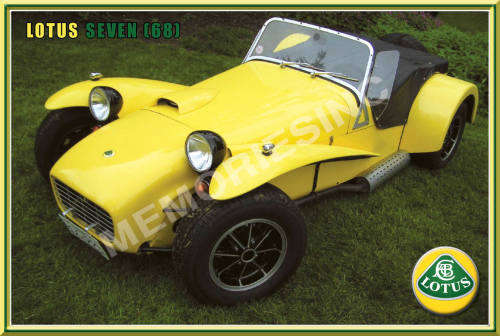 Lotus Seven (68) - Classic Metal Sign