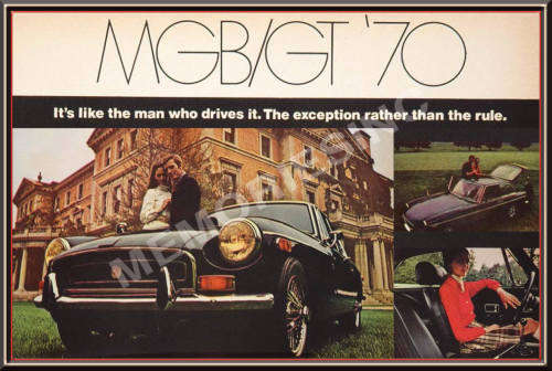 MGB-GT (70's) - Classic Metal Sign