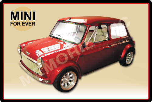 Mini Forever - Classic Metal Sign