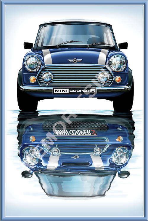 Mini Cooper S - Classic Metal Sign