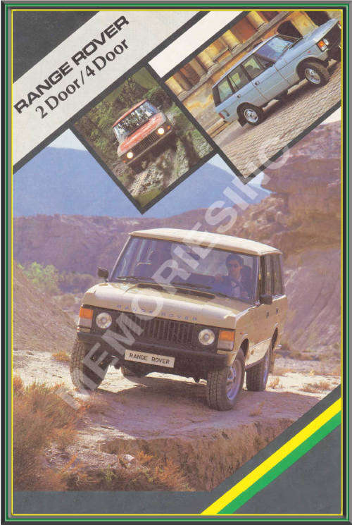 Range Rover 2-4 Door - Classic Metal Sign