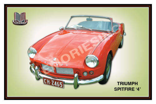 Triumph Spitfire 4 (67) - Classic Metal Sign