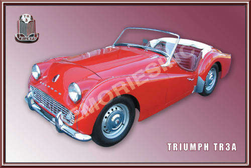 Triumph - TR3A - Classic Metal Sign