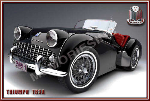 Triumph - TR3A - Classic Metal Sign